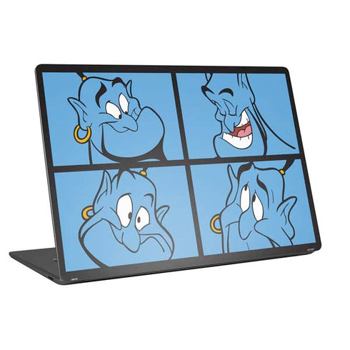 Disney Aladdin Genie Faces Grid Universal Laptop 16in (13 x 9.4in) Skin